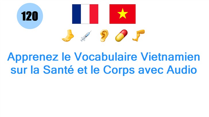 Apprenez le Vocabulaire Vietnamien sur la Santé et le Corps avec Audio